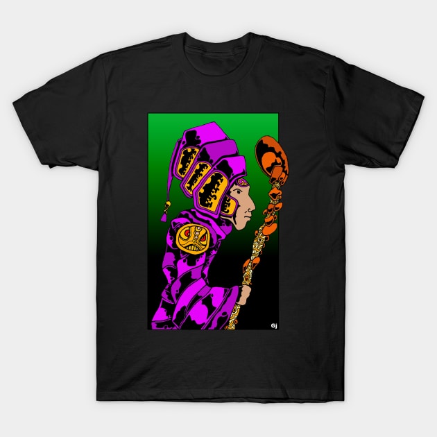 Wizard of the Purple Domain T-Shirt by Hereticwerks